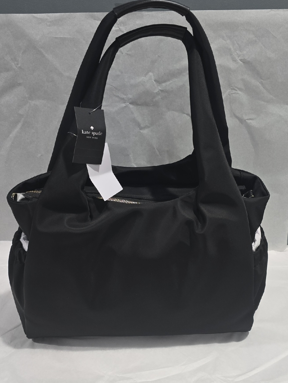 Kate Spade Carter Nylon Large Baby Bag, Black - Picture 9 of 15